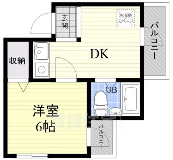アメニティー新高二番館(低層棟)の間取り