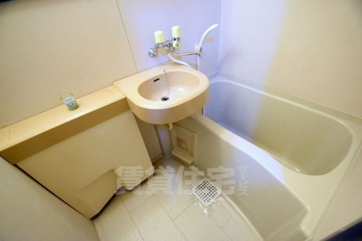 大阪府大阪市東住吉区駒川3丁目の賃貸マンションの風呂