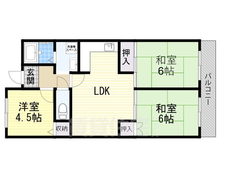 ラビスタ志紀の間取り
