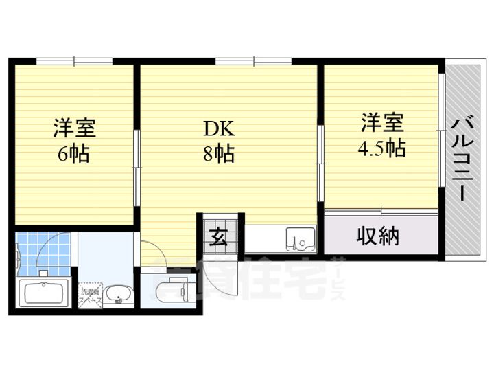 スタンドアップ十三の間取り