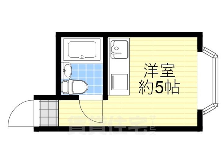 大阪府大阪市西淀川区野里1丁目の賃貸マンションの間取り