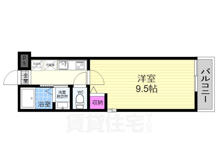 シュミート西洞院の間取り