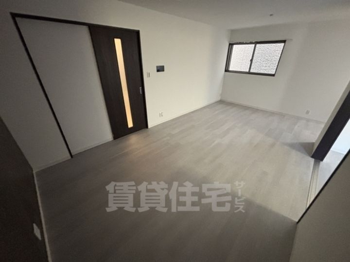 門口町新築賃貸アパートの居間