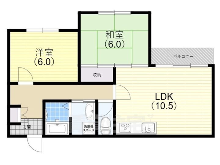 グリーンハイツ妙法寺B棟の間取り