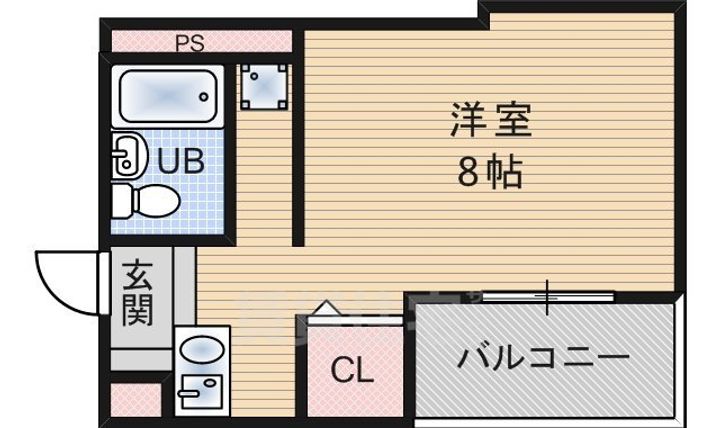 十三ホワイティの間取り
