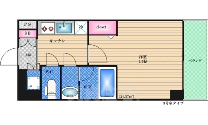 プランドールコートの間取り