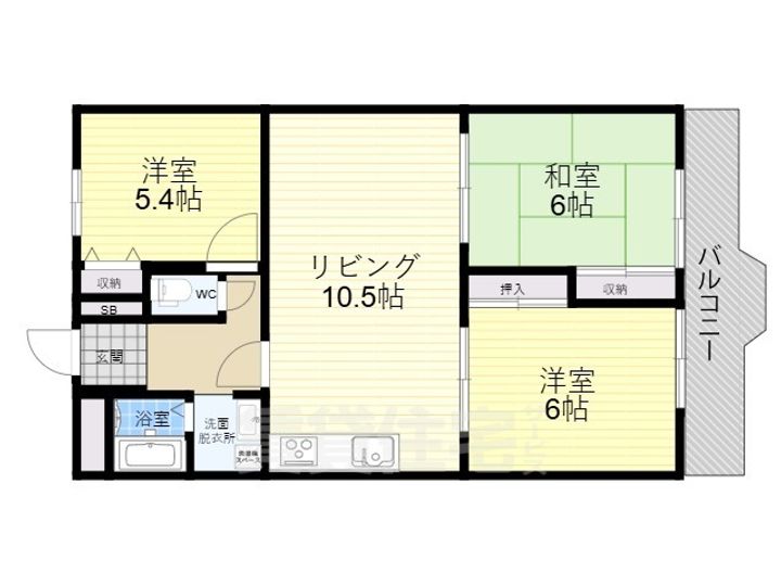 ダイヤモンドハイツ2の間取り