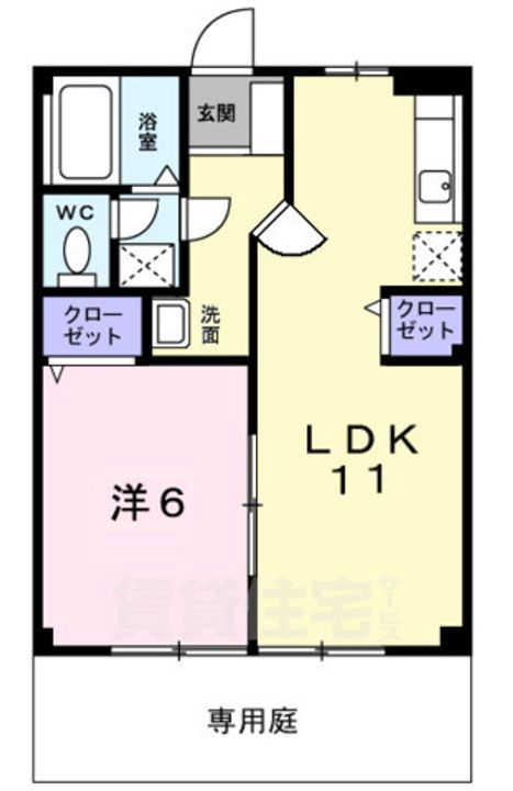 メルシーキャットの間取り