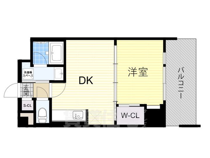 エステムプラザ京橋3リベルタの間取り