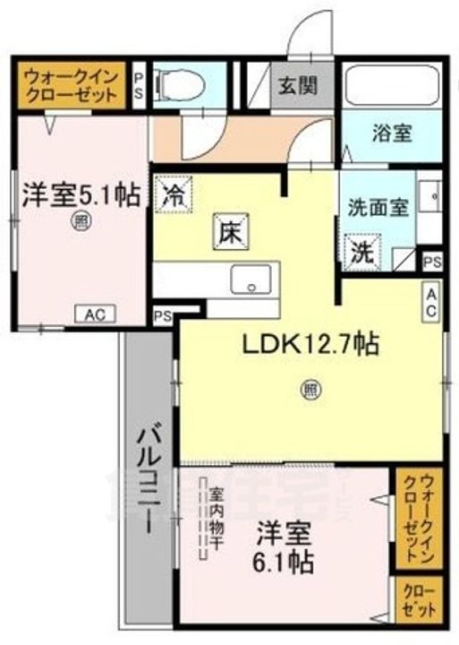 ラ フレーズの間取り
