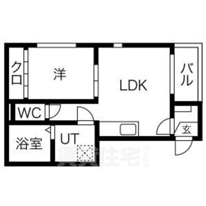 マイヴィレッタ河岸の間取り