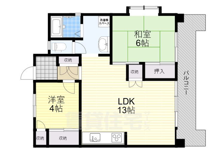 第3西田ビルロイヤルハイツの間取り