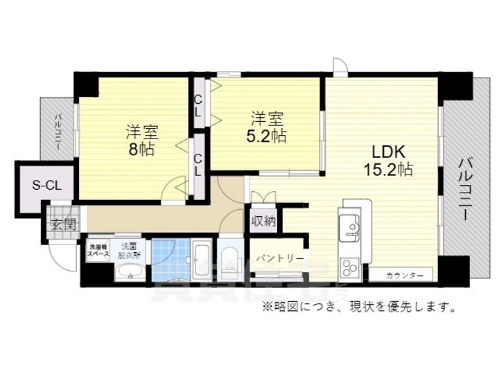 RAXA覚王山の間取り