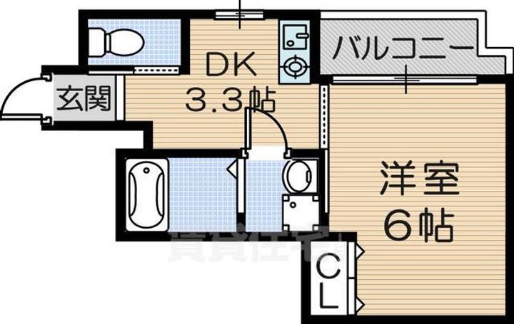 ドミトリー神田の間取り