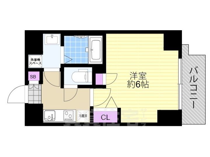 ソルテラスOSAKA塚本の間取り