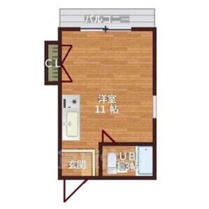 ハイツ熊谷の間取り
