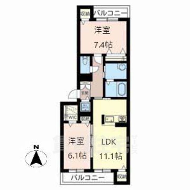 エスパシオ平城の間取り