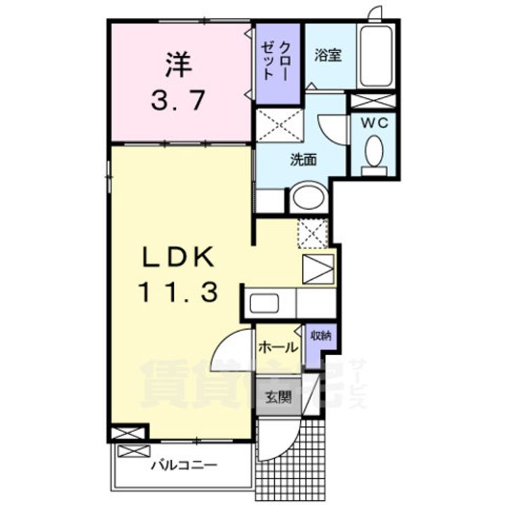 マリアローザの間取り