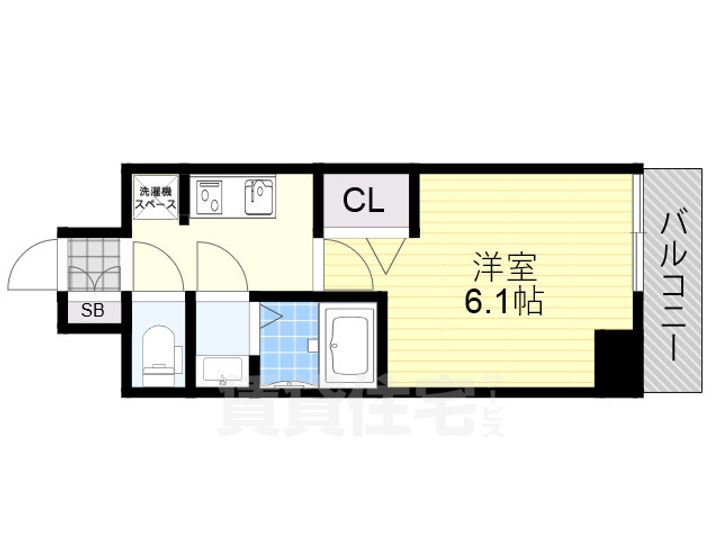 グランカリテ北大阪リヴィエの間取り