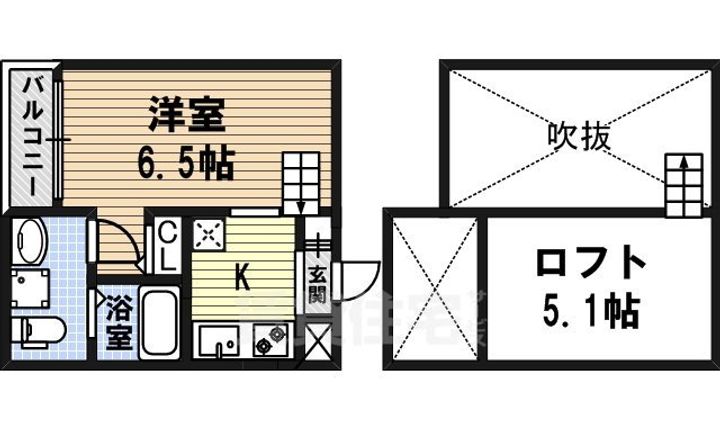 アネックス鶴舞の間取り