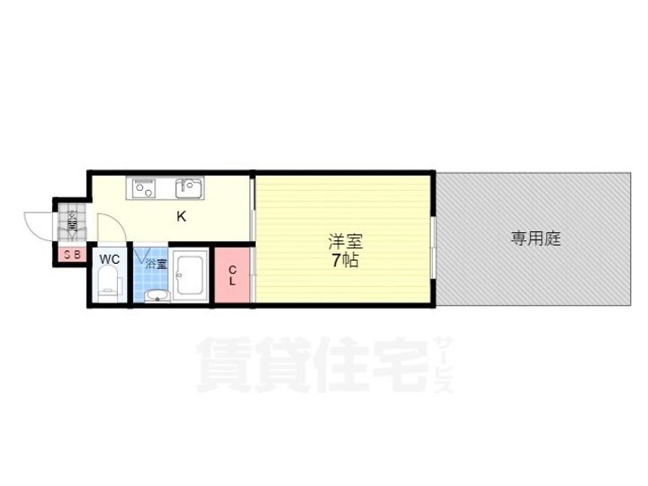 ル・パルトネール西大路御池の間取り
