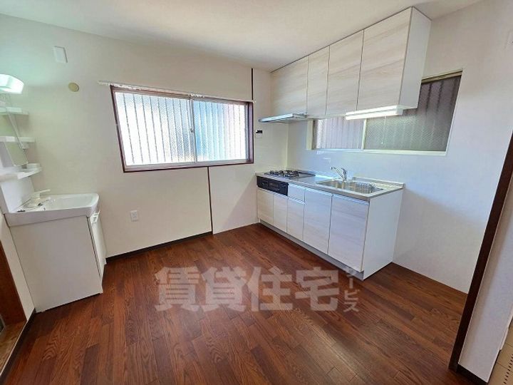 大阪府東大阪市横枕西(一戸建)の賃貸物件のキッチン