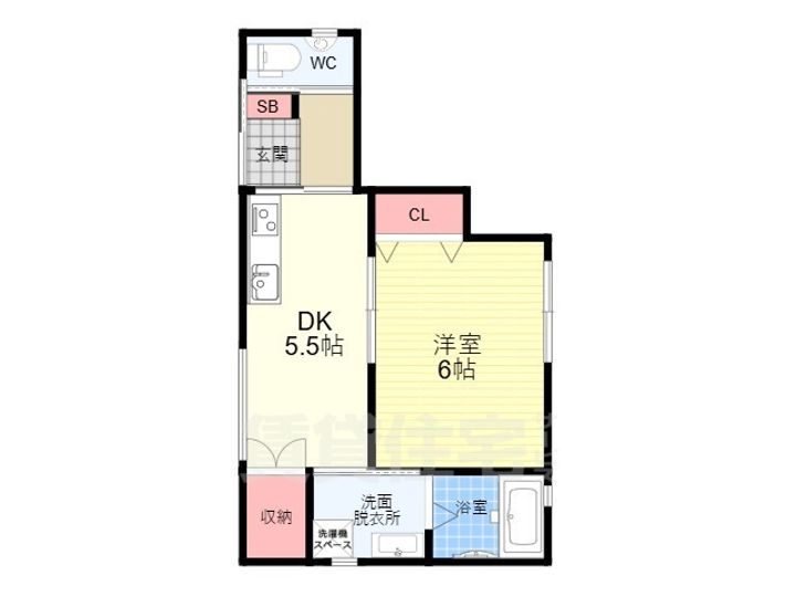 三ノ宮西小路の間取り