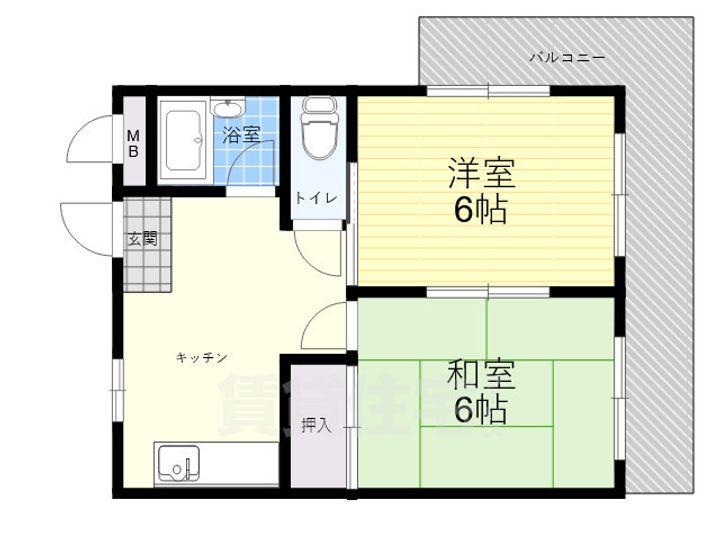GARBO淡路の間取り