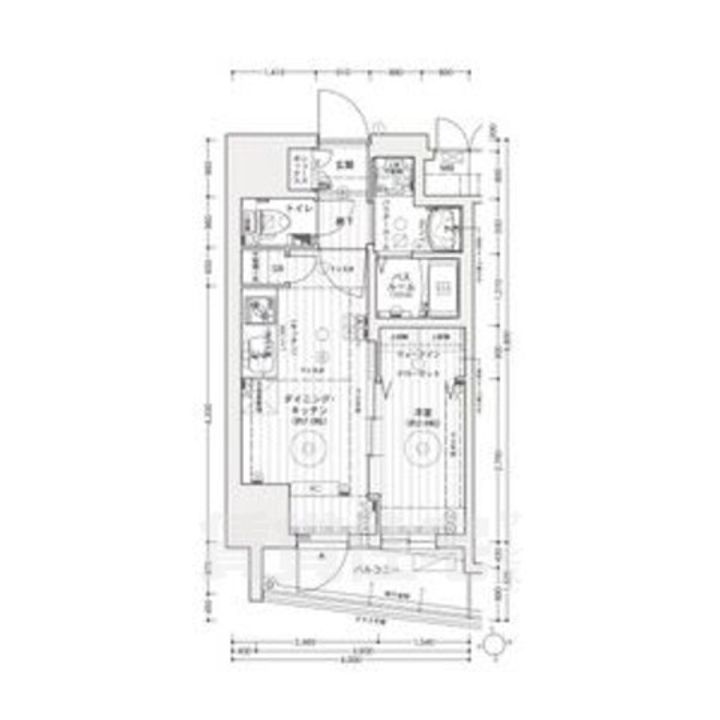 エステムコート名古屋上前津の間取り