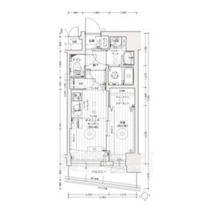 エステムコート名古屋上前津の間取り