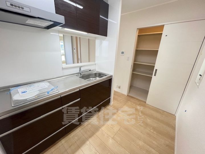大阪府和泉市府中町の賃貸アパートのキッチン