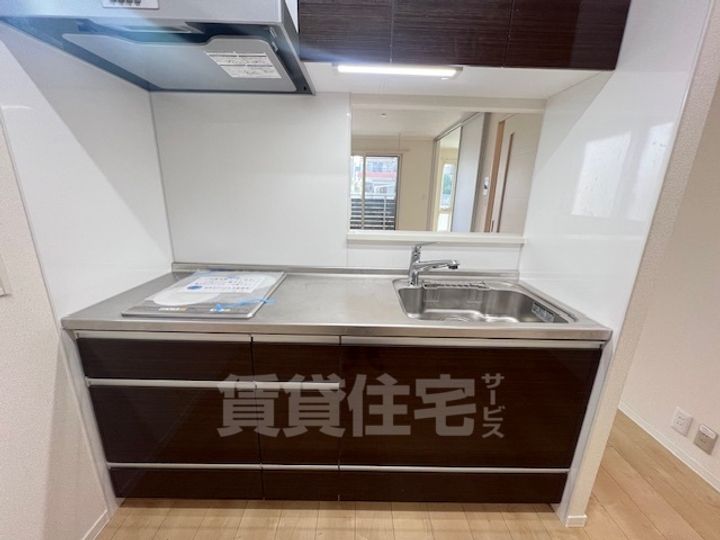 大阪府和泉市府中町の賃貸アパートのキッチン