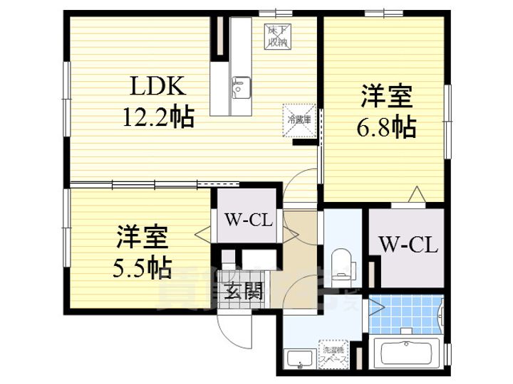 Sirius β棟の間取り