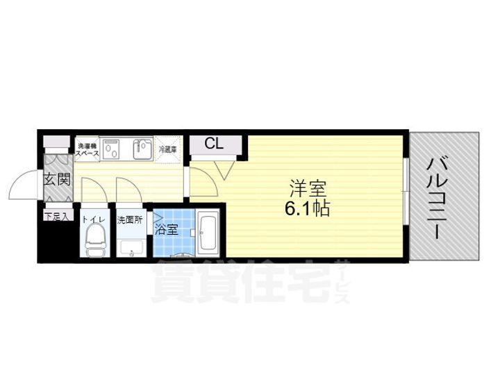 プレサンス桜山駅前アフォードの間取り