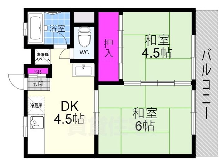 コーポ石原の間取り