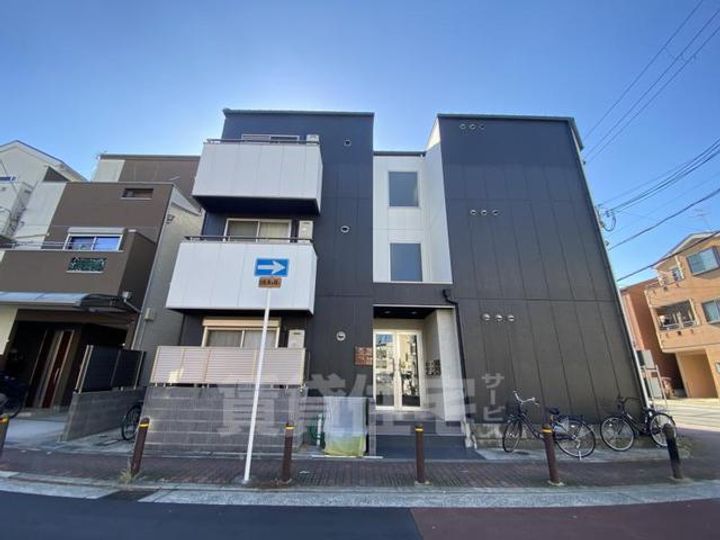 大阪府大阪市旭区清水4丁目の賃貸アパートの外観