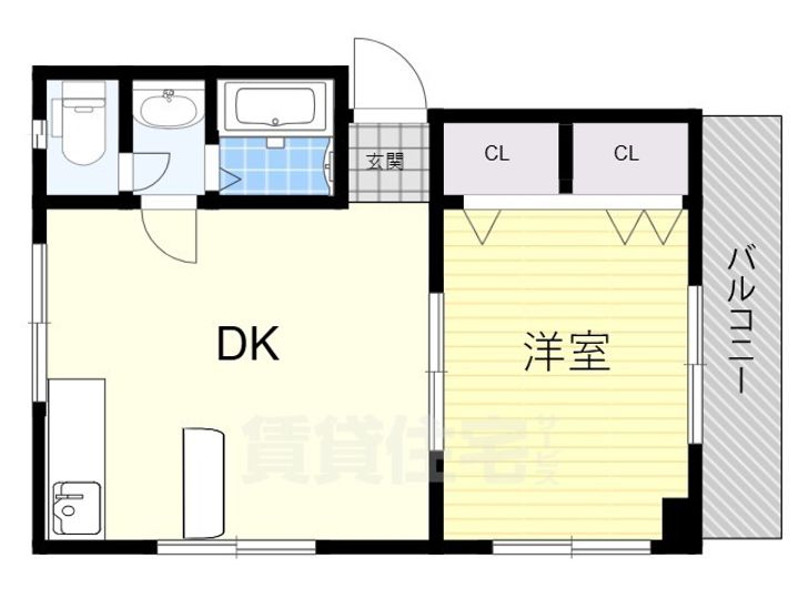 土井新大阪ビルの間取り