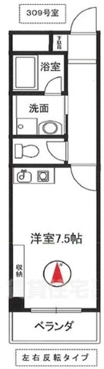 CIEL DU 甲子園口の間取り