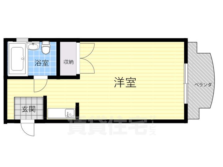 兵庫県西宮市上ケ原一番町の賃貸マンションの間取り