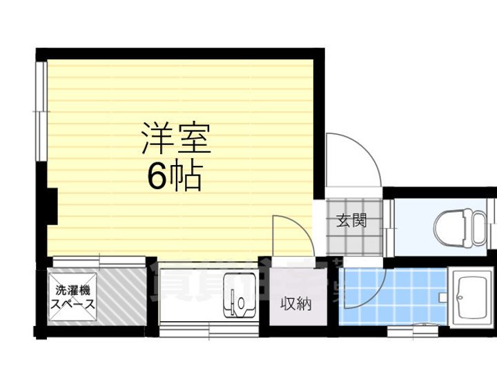 大阪府大阪市都島区東野田町1丁目の賃貸マンションの間取り