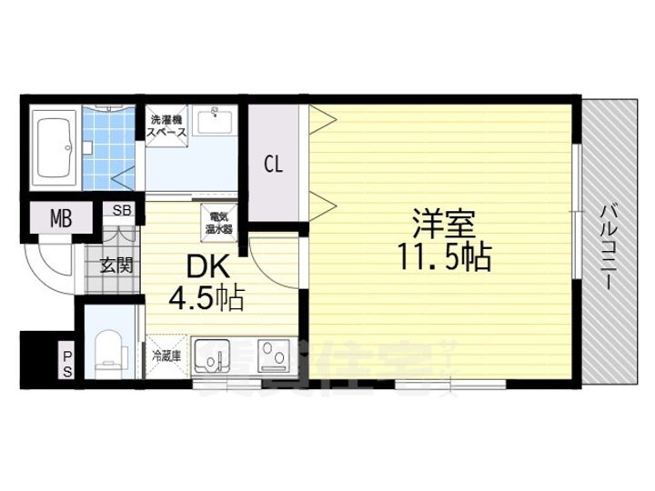 フェリーチェ古川橋の間取り