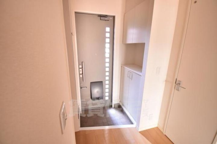 大阪府茨木市南春日丘7丁目の賃貸アパートの玄関