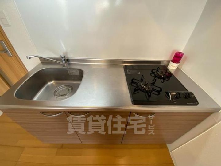 大阪府大阪市西淀川区姫里1丁目の賃貸アパートのキッチン