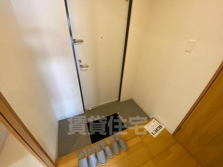 大阪府大阪市西淀川区姫里1丁目の賃貸アパートの玄関