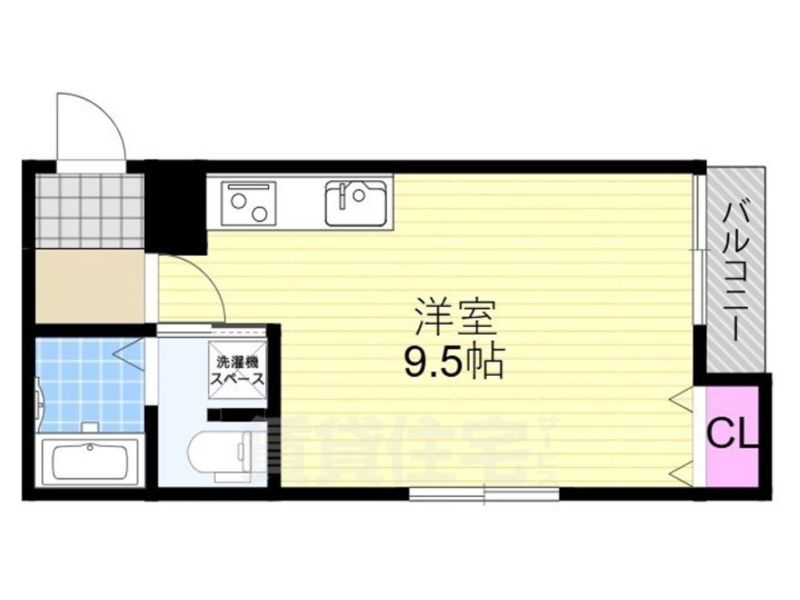 コンフォール姫島の間取り