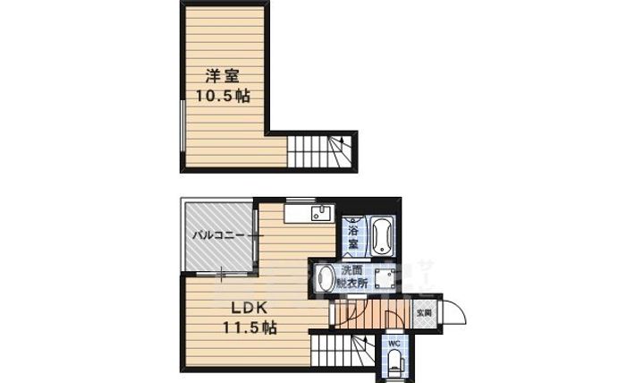 アルカス今出川の間取り