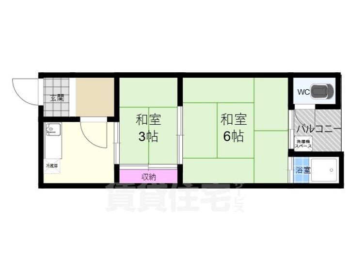 清和荘の間取り