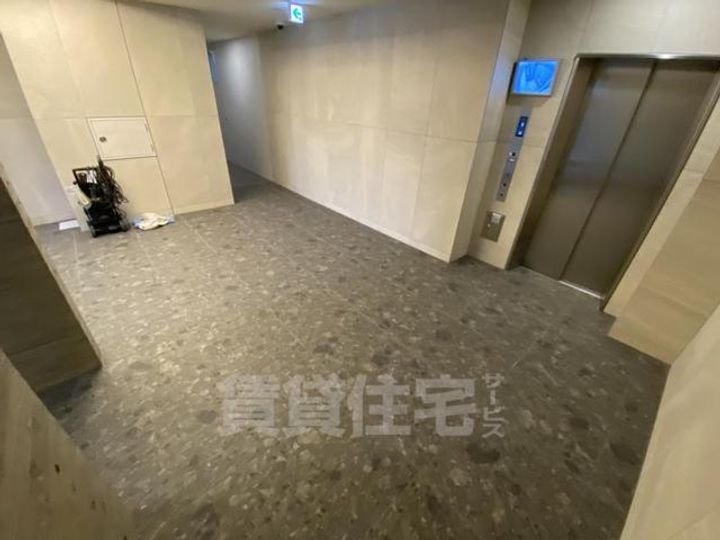 大阪府大阪市旭区赤川2丁目の賃貸マンションの玄関