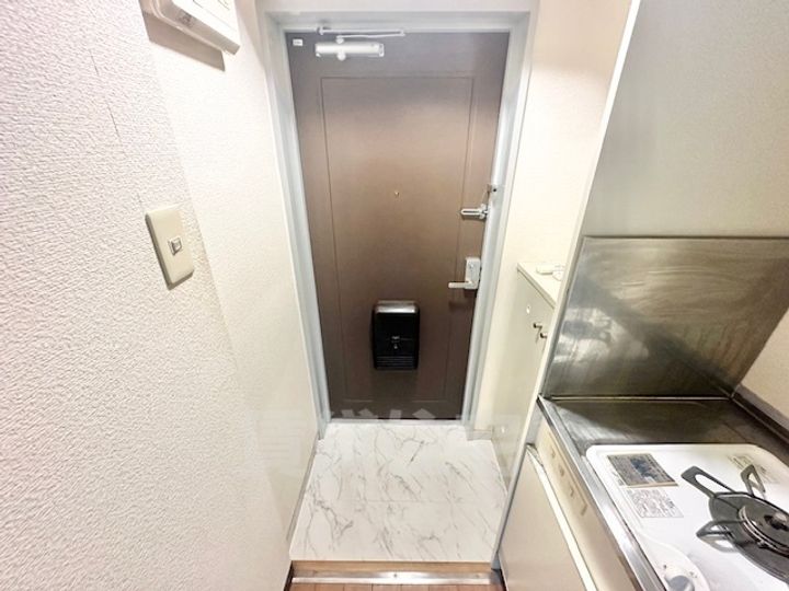 ドミトリーインテリジェンスの玄関