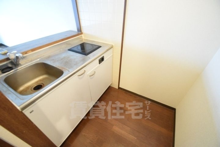 大阪府大阪市住吉区山之内4丁目の賃貸マンションのキッチン
